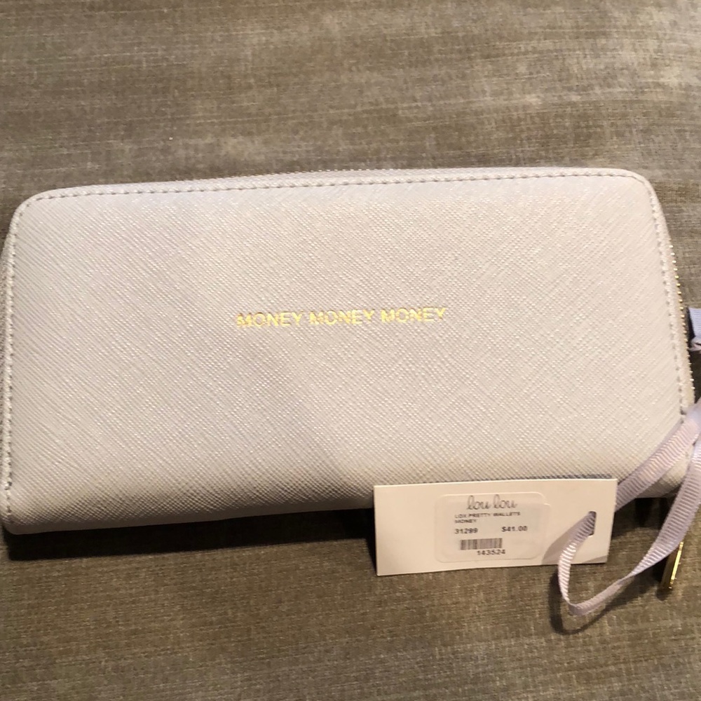 Gray MONEY MONEY MONEY Wallet